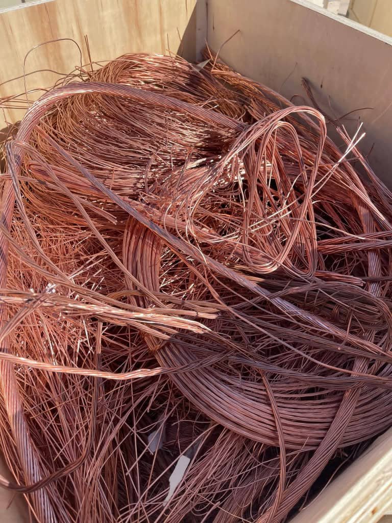 Sorted aluminium scrap ready for buyer
